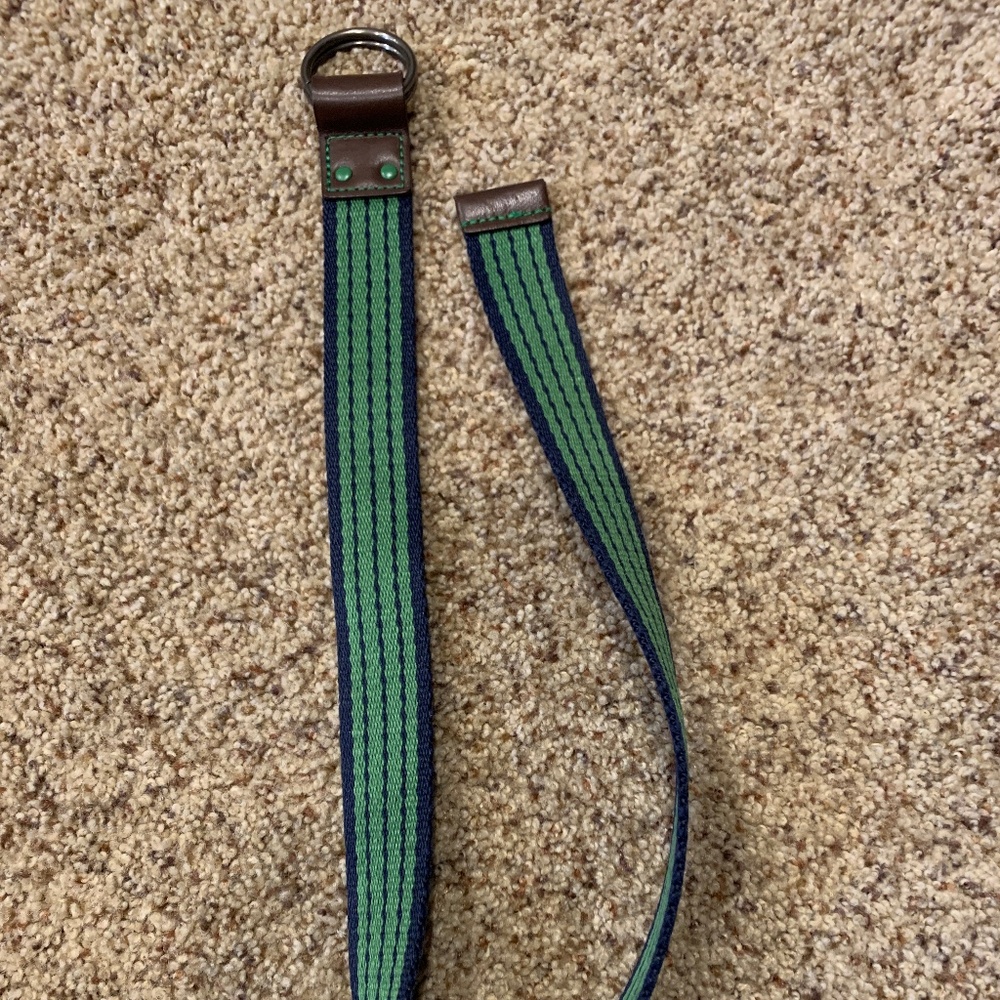 27" child's belt (green/blue)